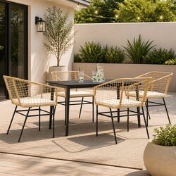 Enhance Your Outdoor Space with a 5 Piece Dining Set