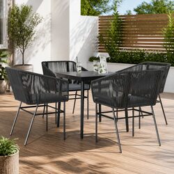 Transform Your Outdoor Space with This 5-Piece Dining Set