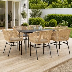 Enhance Your Outdoor Space with This 7 Piece Dining Set