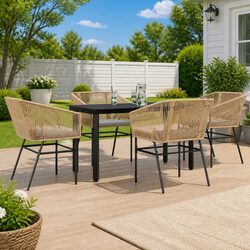 Elegant 5 Piece Outdoor Dining Set for Your Space
