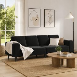 Enhance Your Living Space with a Modern Black Couch