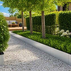 Transform Your Garden with 50 Pcs Lawn Edging 100x30cm