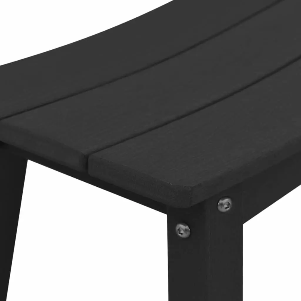 Garden Bar Set 3 Pieces Black Outdoor Furniture Patio Lounging Entertaining