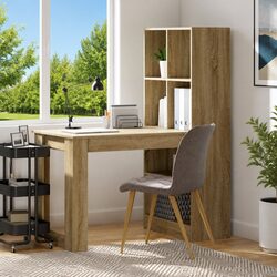 Stylish Writing Desk with Shelves to Elevate Your Workspace