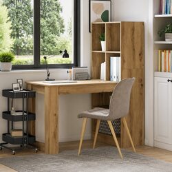 Modern Writing Desk with Shelves for a Tidy Office