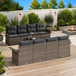 Outdoor Modular Sofa Set 9 Pieces for Stylish Living