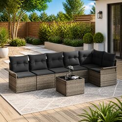 Enhance Your Outdoor Space with 7-Piece Sofa Set