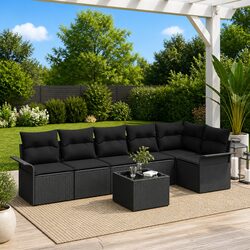 Transform Your Patio with This 7-Piece Sofa Set