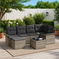 Transform Your Outdoor Space with 7-Piece Sofa Set