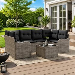 Elevate Your Outdoor Space with a Grey Garden Sofa Set