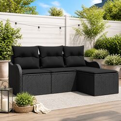 Enhance Your Garden with a 4-Piece Outdoor Sofa Set
