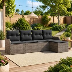 Elevate Your Outdoor Space with Grey Garden Sofa Set