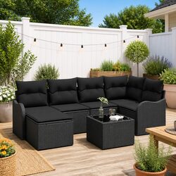 Elevate Your Outdoor Space with a 7 Piece Sofa Set
