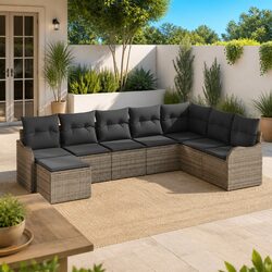 Transform Your Outdoor Space with This 8-Piece Sofa Set