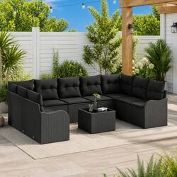 Enhance Your Outdoor Oasis with Black Sofa Set