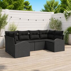 Enhance Your Garden with a Stylish 6-Piece Sofa Set