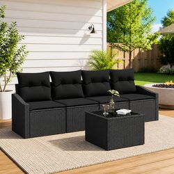 Elevate Your Outdoor Space with this 5-Piece Sofa Set