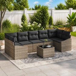 Enhance Your Outdoor Living with this Grey Sofa Set
