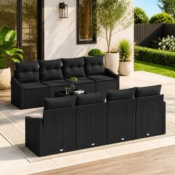 Transform Your Outdoor Space with This 9-Piece Sofa Set
