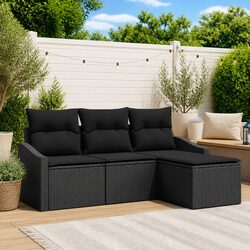 Transform Your Outdoor Space with This 4 Piece Sofa Set