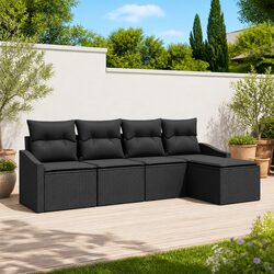 Transform Your Garden with This 5-Piece Outdoor Sofa Set