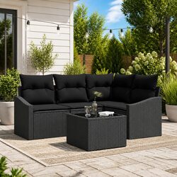 Upgrade Your Outdoor Space with This 5 Piece Sofa Set
