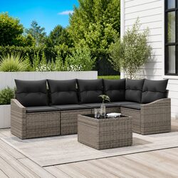Enhance Your Outdoor Living with a 6-Piece Garden Sofa Set