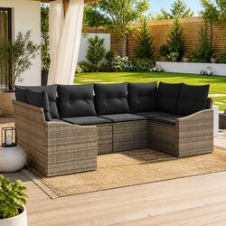 Transform Your Outdoor Space with 6-Piece Sofa Set