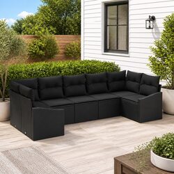 Elevate Your Outdoor Space with 7-Piece Sofa Set