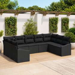 Enhance Your Outdoor Space with 9-Piece Sofa Set