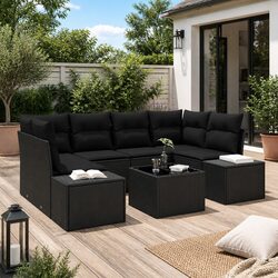 Elevate Your Outdoor Space with 7 Piece Sofa Set