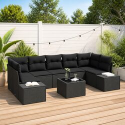 Enhance Your Outdoor Space with Black Modular Sofa Set