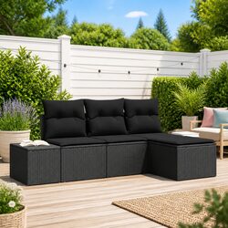 Elevate Your Outdoor Space with a 4-Piece Sofa Set