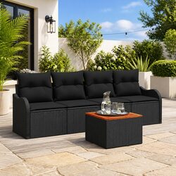 Transform Your Outdoor Living with This 5 Piece Sofa Set