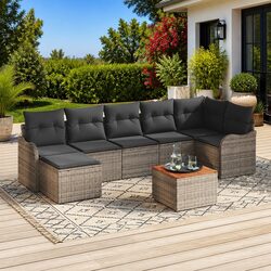 Enhance Your Outdoor Space with 8 Piece Sofa Set