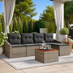 Transform Your Outdoor Space with 6 Piece Sofa Set