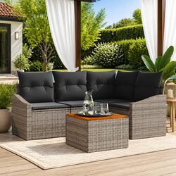 Elevate Your Outdoor Space with a Modular 5-Piece Sofa Set