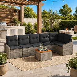 Enhance Your Outdoor Space with a 7-Piece Garden Sofa Set