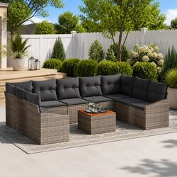 Elevate Your Outdoor Space with This 10-Piece Sofa Set