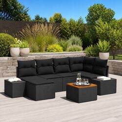 Versatile Black Outdoor Sofa Set for Stylish Spaces