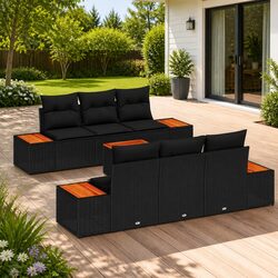 Transform Your Outdoor Space with 7-Piece Garden Sofa Set