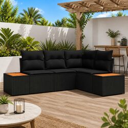 Transform Your Outdoor Space with This 5-Piece Garden Sofa Set