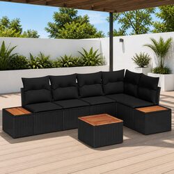 Stylish 6-Piece Outdoor Sofa Set for Modern Gardens