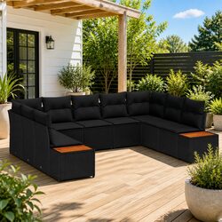 9-Piece Outdoor Furniture Set for Relaxed Living