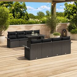 Enhance Your Outdoor Space with This 9-Piece Sofa Set