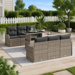Elevate Your Outdoor Space with 7-Piece Sofa Set