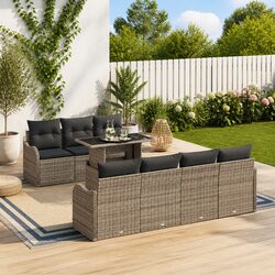 Enhance Your Outdoor Space with 8-Piece Garden Sofa Set