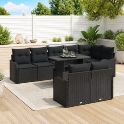 Stylish 9 Piece Outdoor Lounge Set for Your Garden