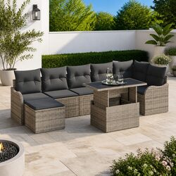 Enhance Your Outdoor Living with 8-Piece Sofa Set
