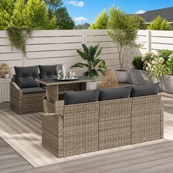 Elevate Your Outdoor Space with this 6-Piece Sofa Set